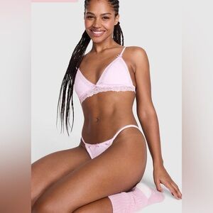 PINK Victoria’s Secret Lace Bralette and Panty Set Limited Edition Gift Set
